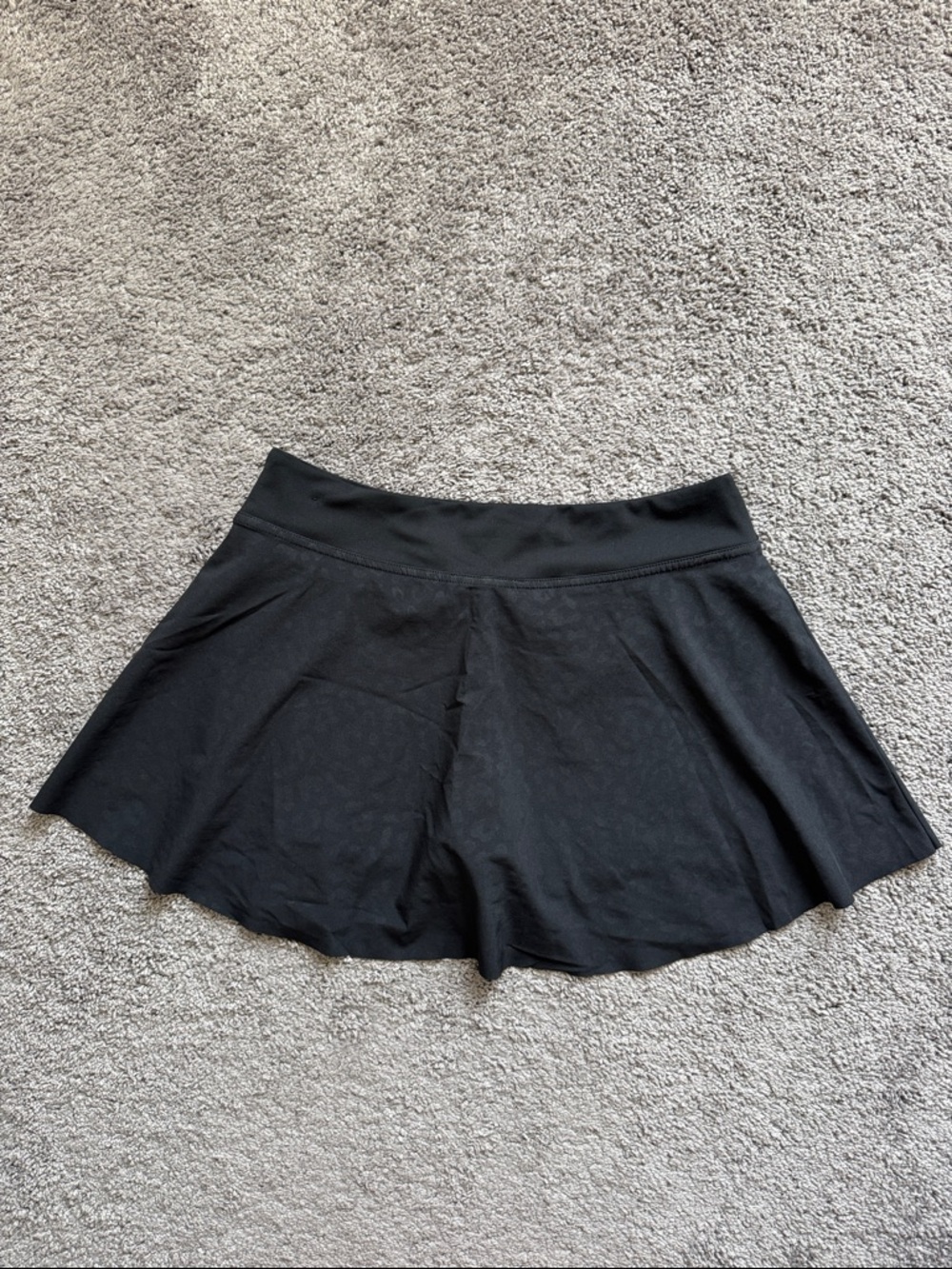 NWOT Nike Embossed 13” Club Tennis Skirt Black Size M - Picture 10 of 16